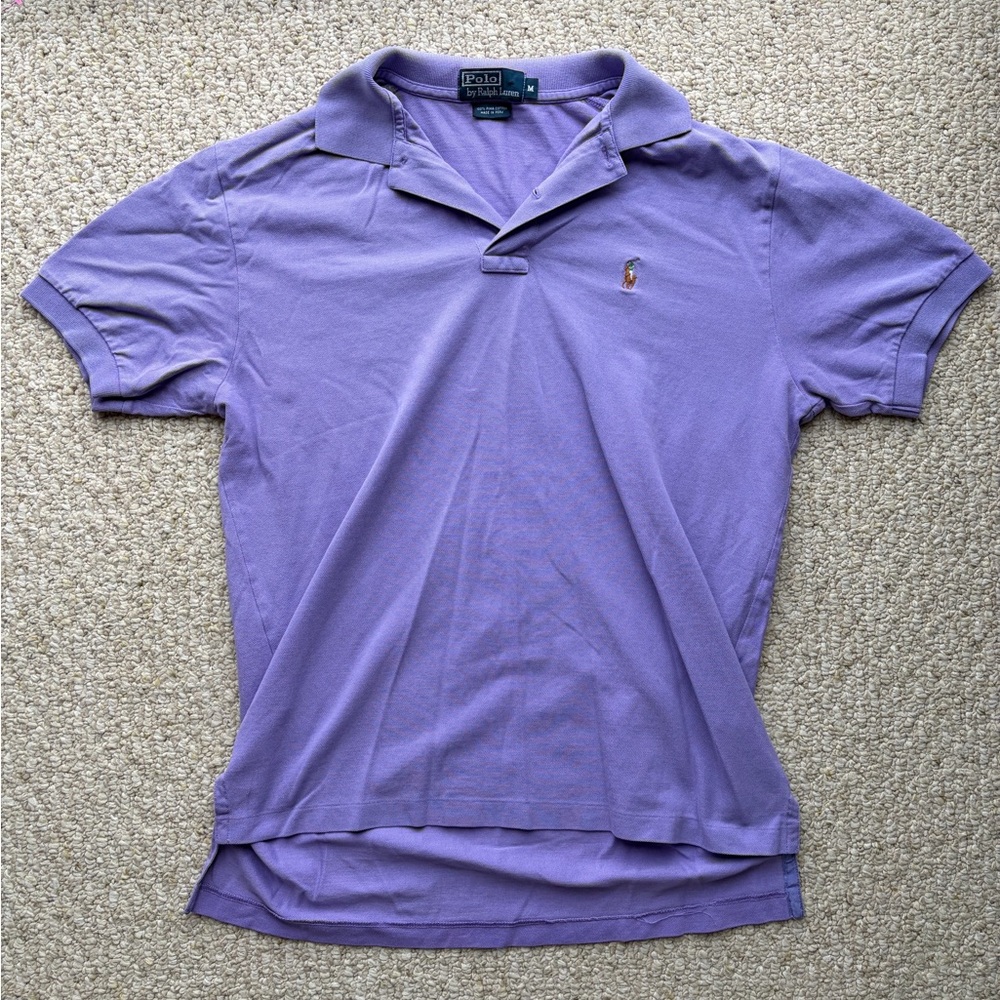 Vintage Polo by Ralph Lauren Purple Men's Shirt. Size Medium.